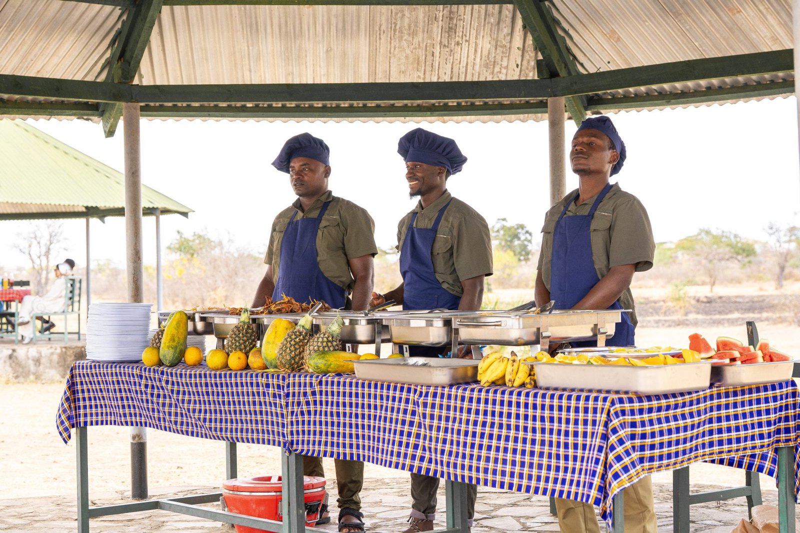 Lunch inside Nyerere National Park